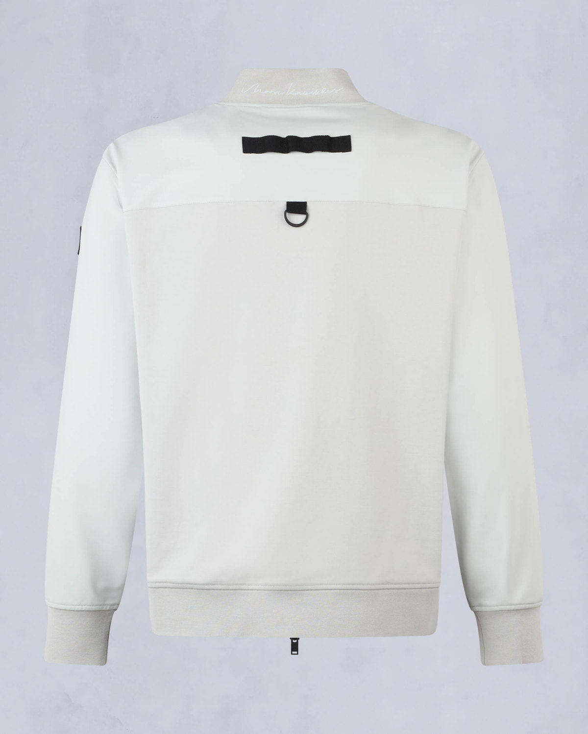 Moose Knuckles Mens Perido Bomber Stone M34MS616 Detail2