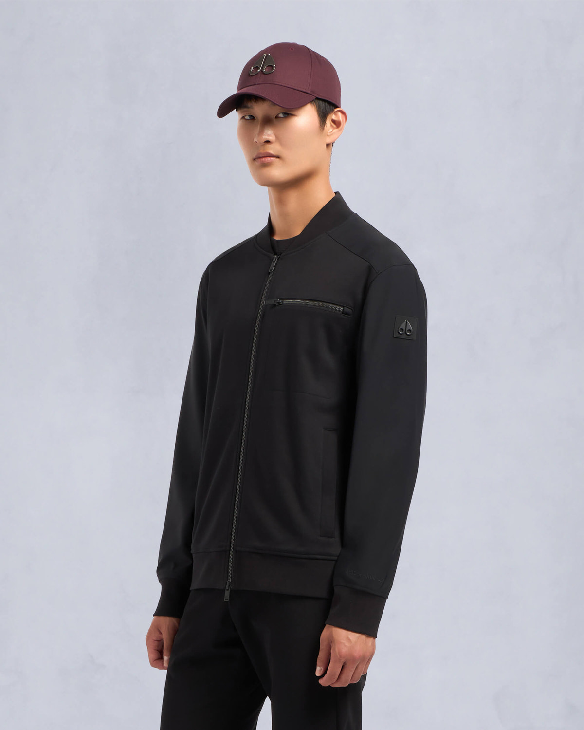 Moose Knuckles - M34MS616 - Perido Bomber - MENS - Black - Front