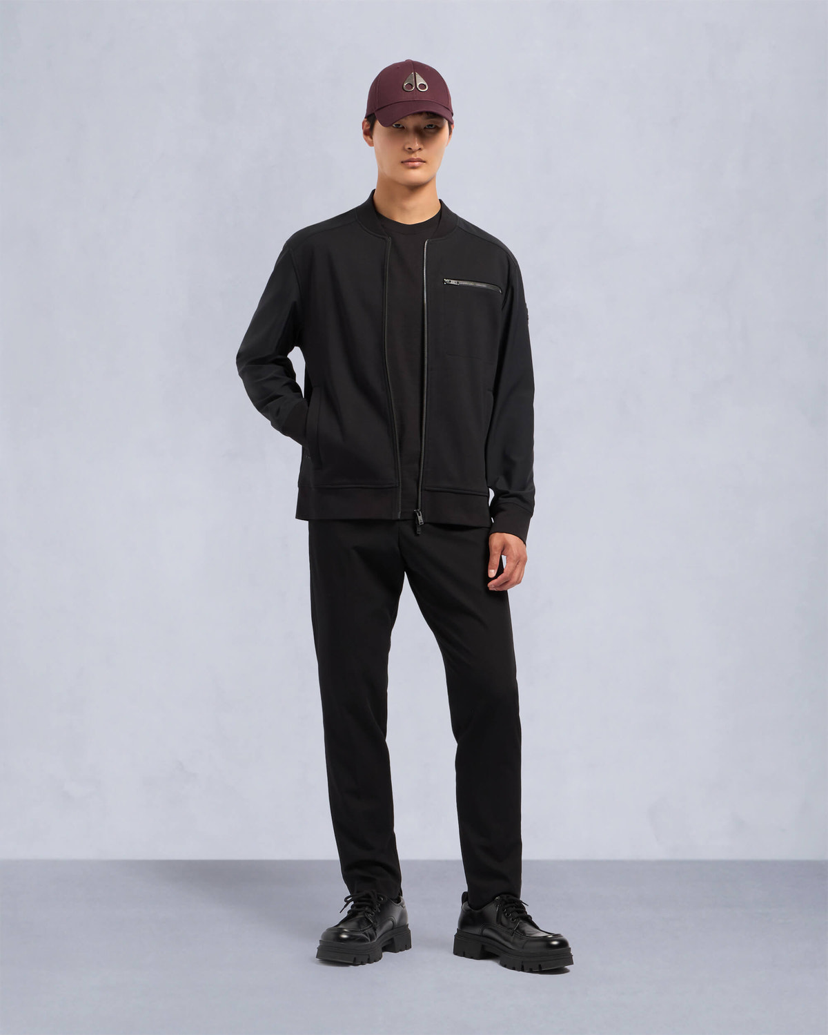 Moose Knuckles - M34MS616 - Perido Bomber - MENS - Black - Front Category