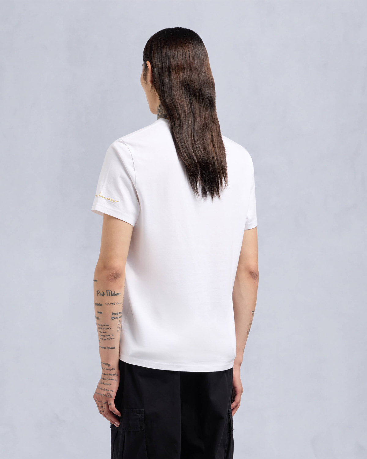 Moose Knuckles - M34MT705G - Gold Series Augustine Tee - MENS - - Back
