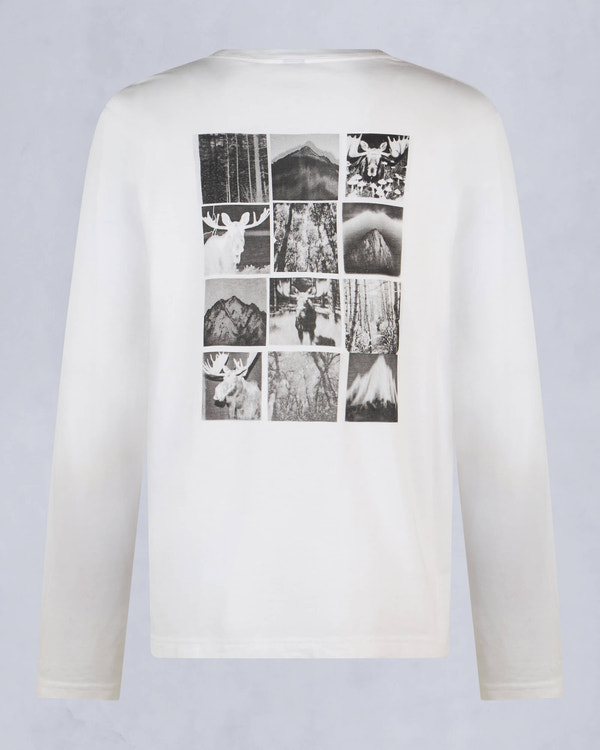 Moose Knuckles - M34MT706 - Merapi Long Sleeve Tee - MENS - White - Detail2