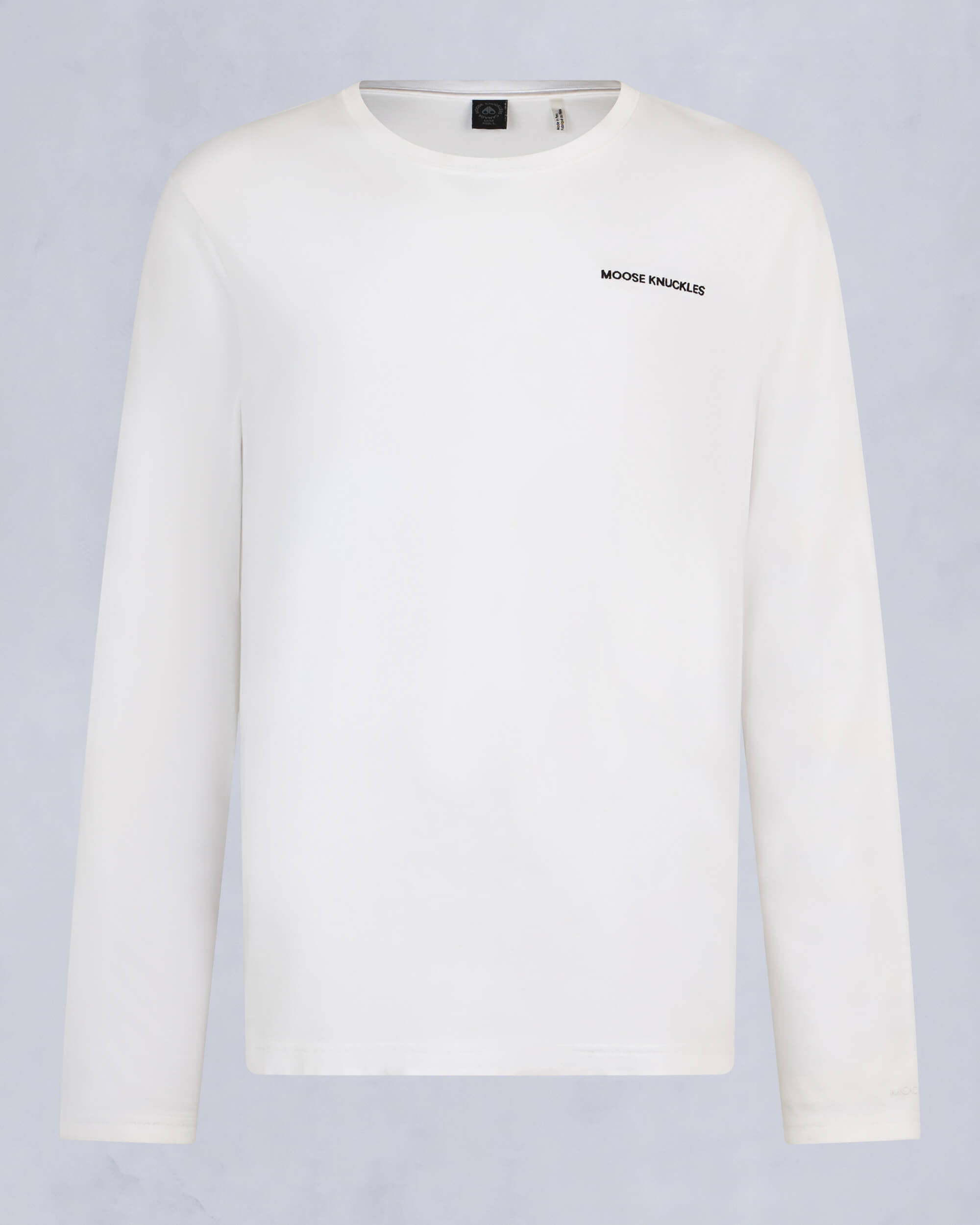 Moose Knuckles - M34MT706 - Merapi Long Sleeve Tee - MENS - White - GM