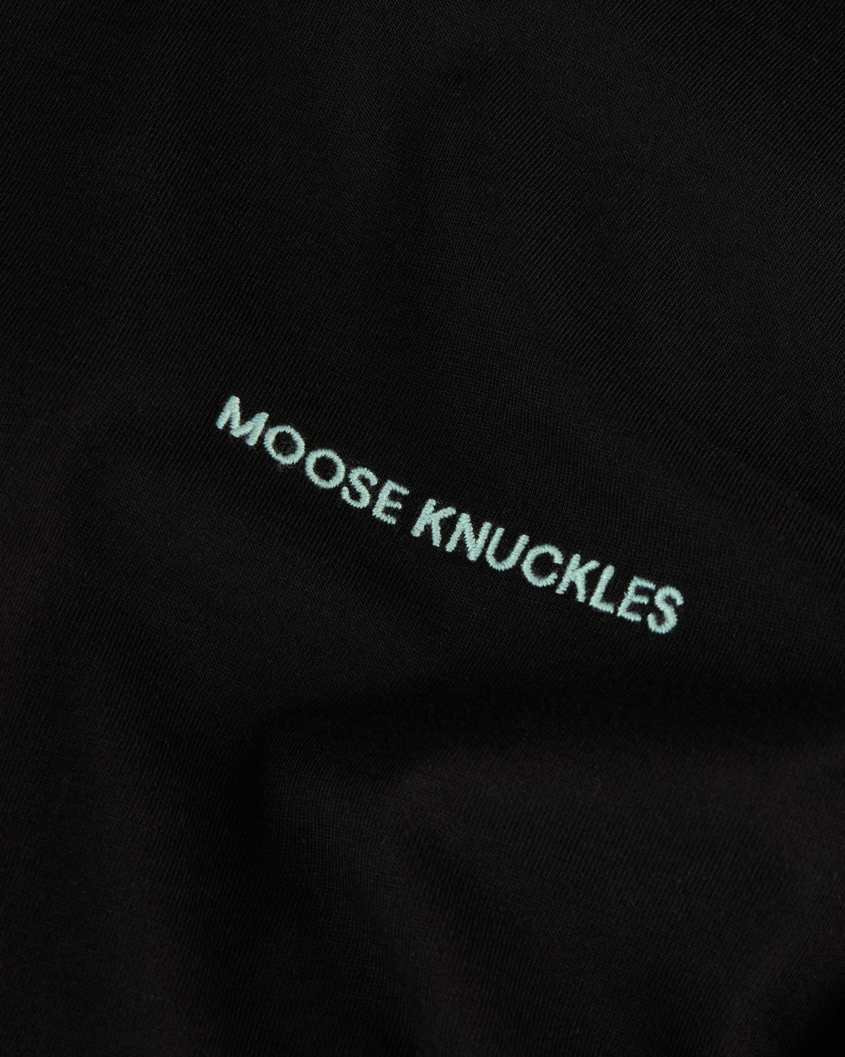 Moose Knuckles Mens Merapi Long Sleeve Tee Black M34MT706 Detail1