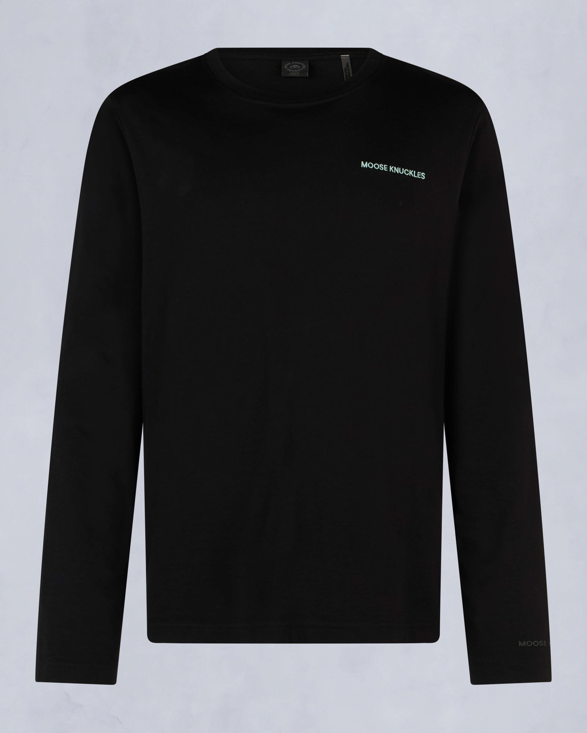 Moose Knuckles Mens Merapi Long Sleeve Tee Black M34MT706 - GM