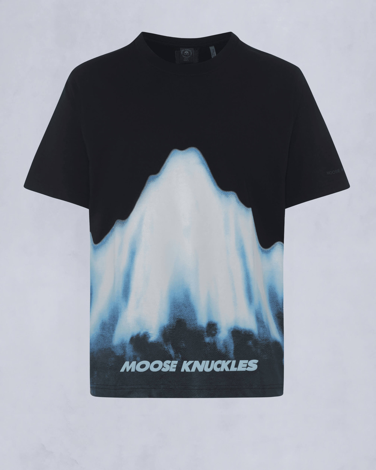 Moose Knuckles Mens Mountain Tee Black M34MT707 - GM