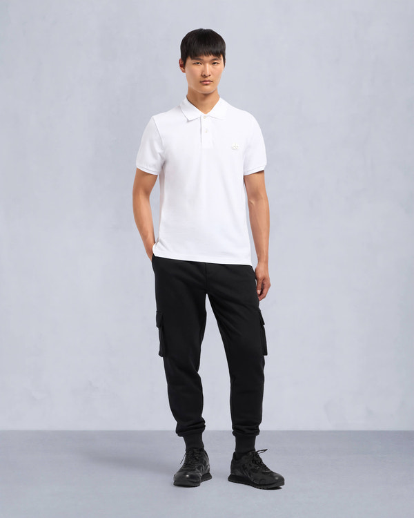 Moose Knuckles - M34MT712 - Everett Polo - MENS - White - Front Category