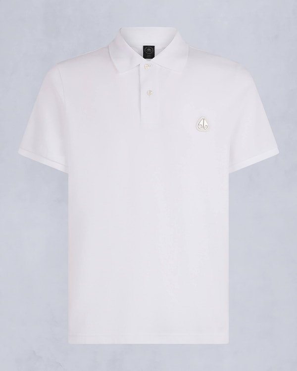 Moose Knuckles - M34MT712 - Everett Polo - MENS - White - GM