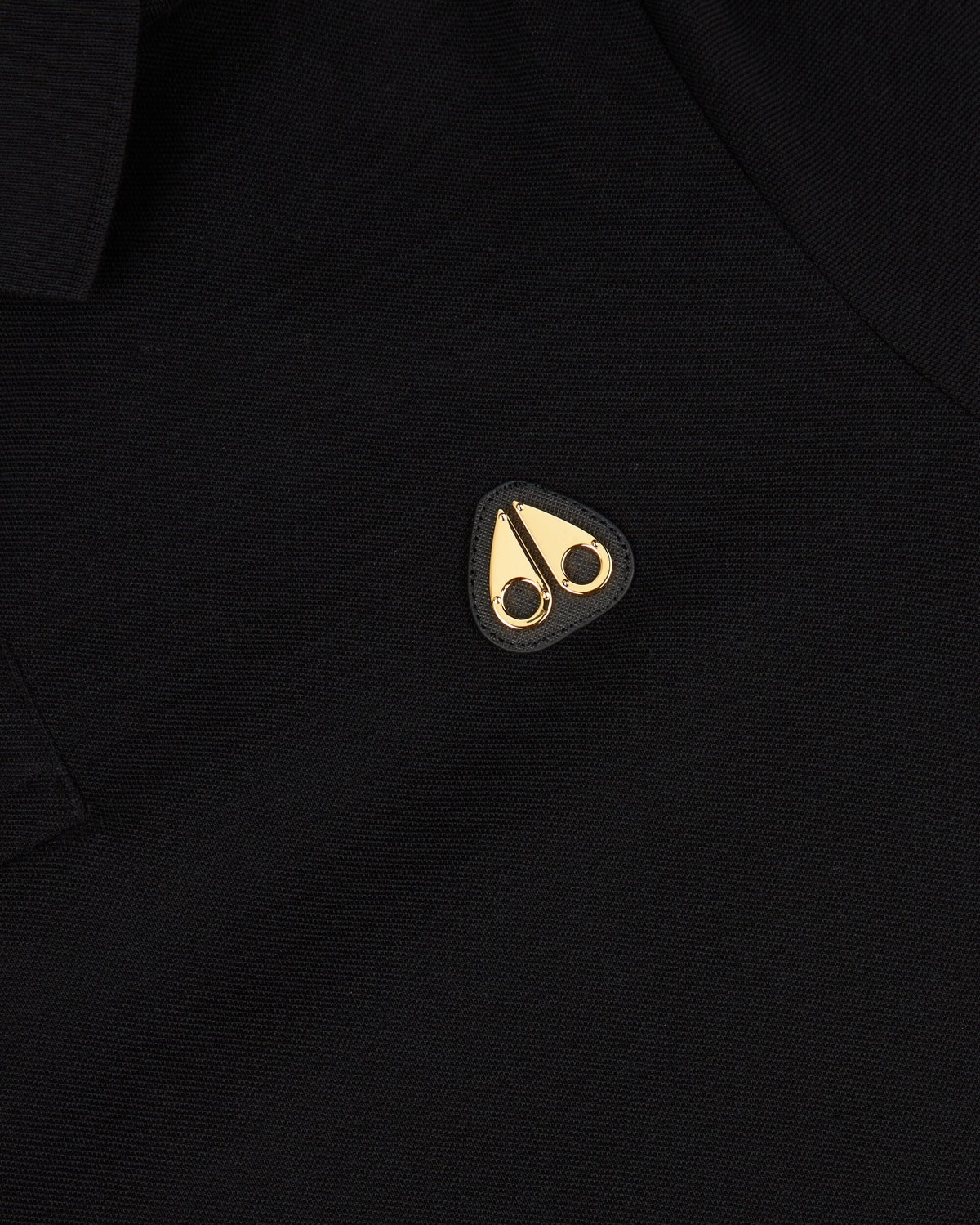 Moose Knuckles - M34MT712G - Gold Series Everett Polo - MENS - Black - Detail1