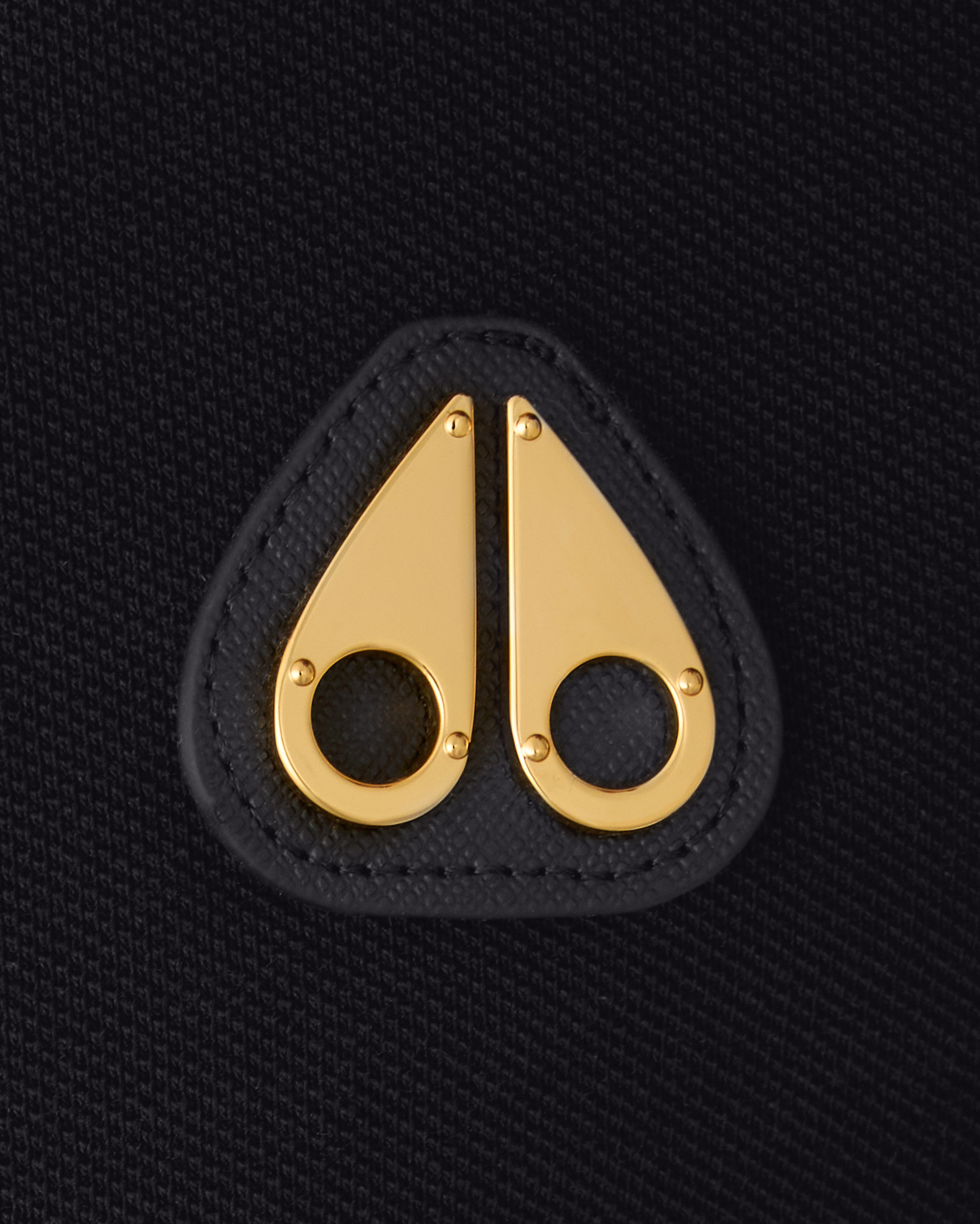 Moose Knuckles - M34MT712G - Gold Series Everett Polo - MENS - Black - Detail1