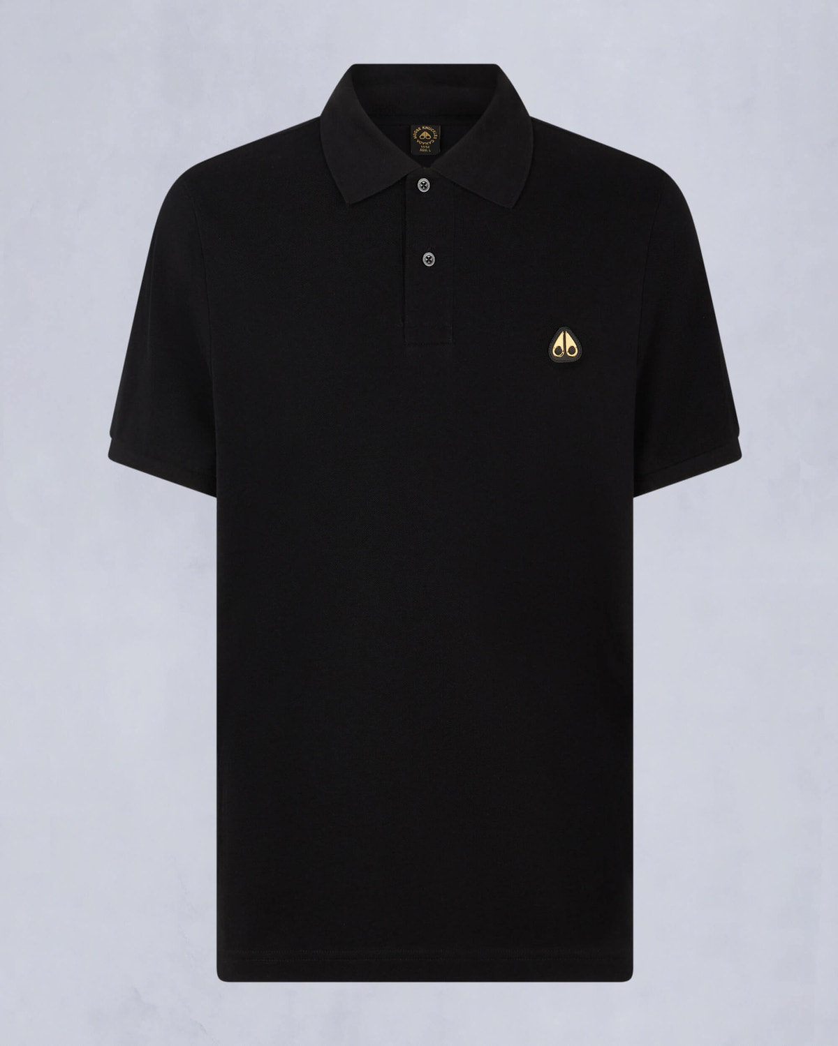 Moose Knuckles - M34MT712G - Gold Series Everett Polo - MENS - Black - GM
