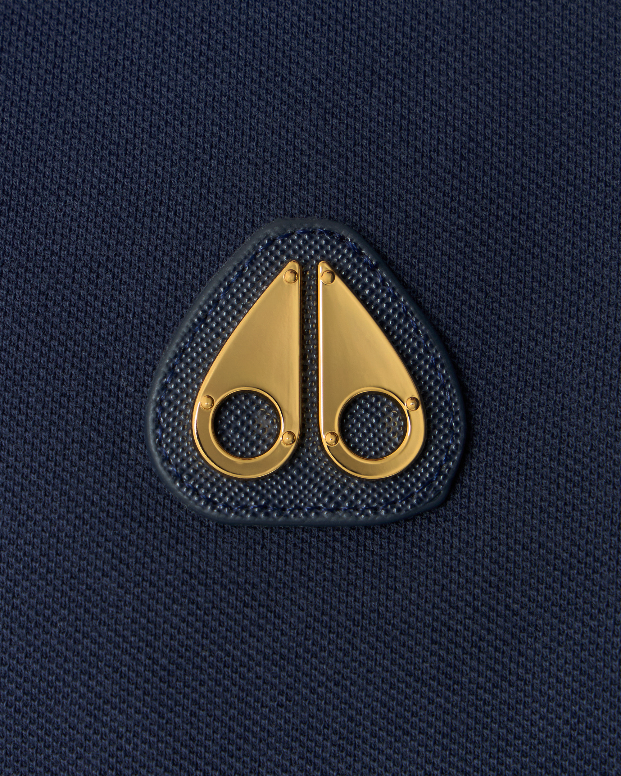 Moose Knuckles - M34MT712G - Gold Series Everett Polo - MENS - Navy - Detail1