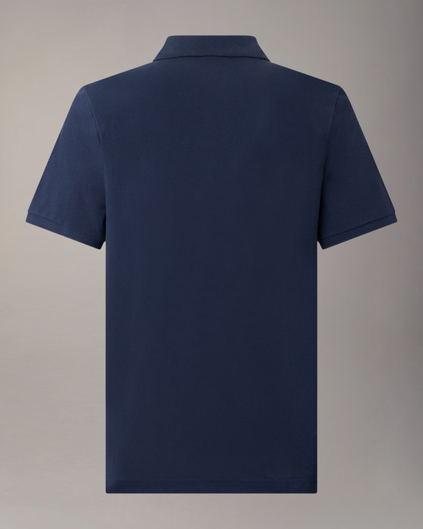 Moose Knuckles - M34MT712G - Gold Series Everett Polo - MENS - Navy - Detail2