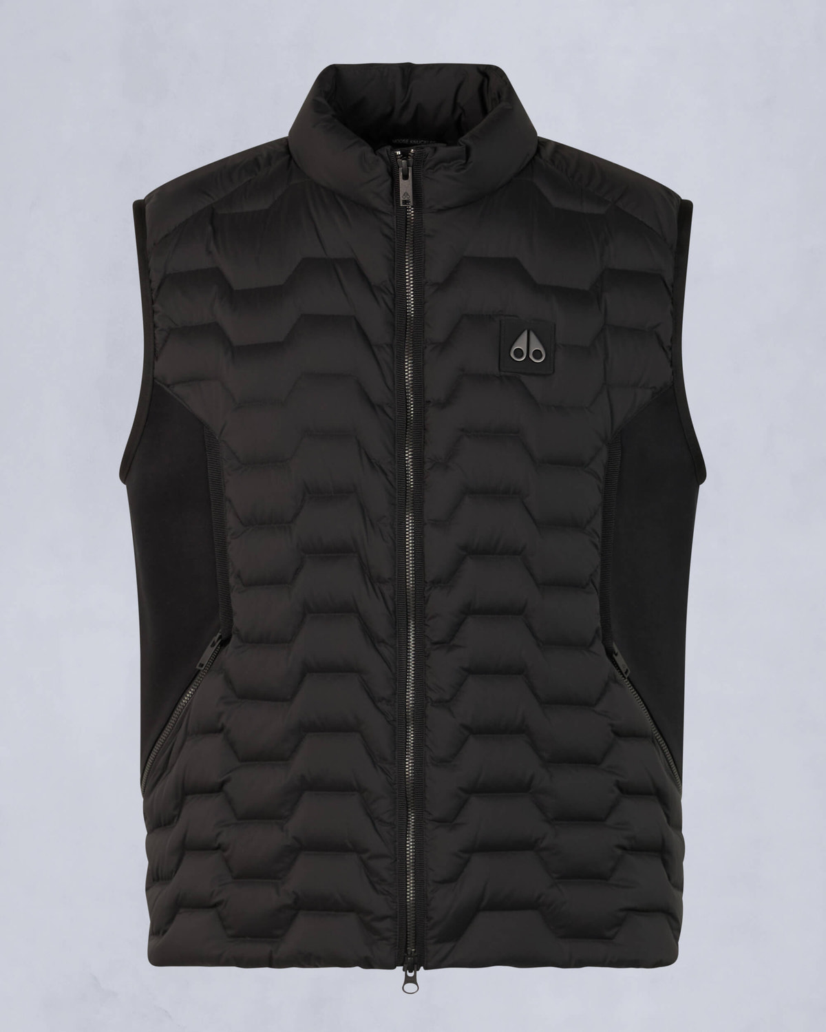Moose Knuckles - M34MV452 - Granite Down Hybrid Vest - MENS - Black - GM
