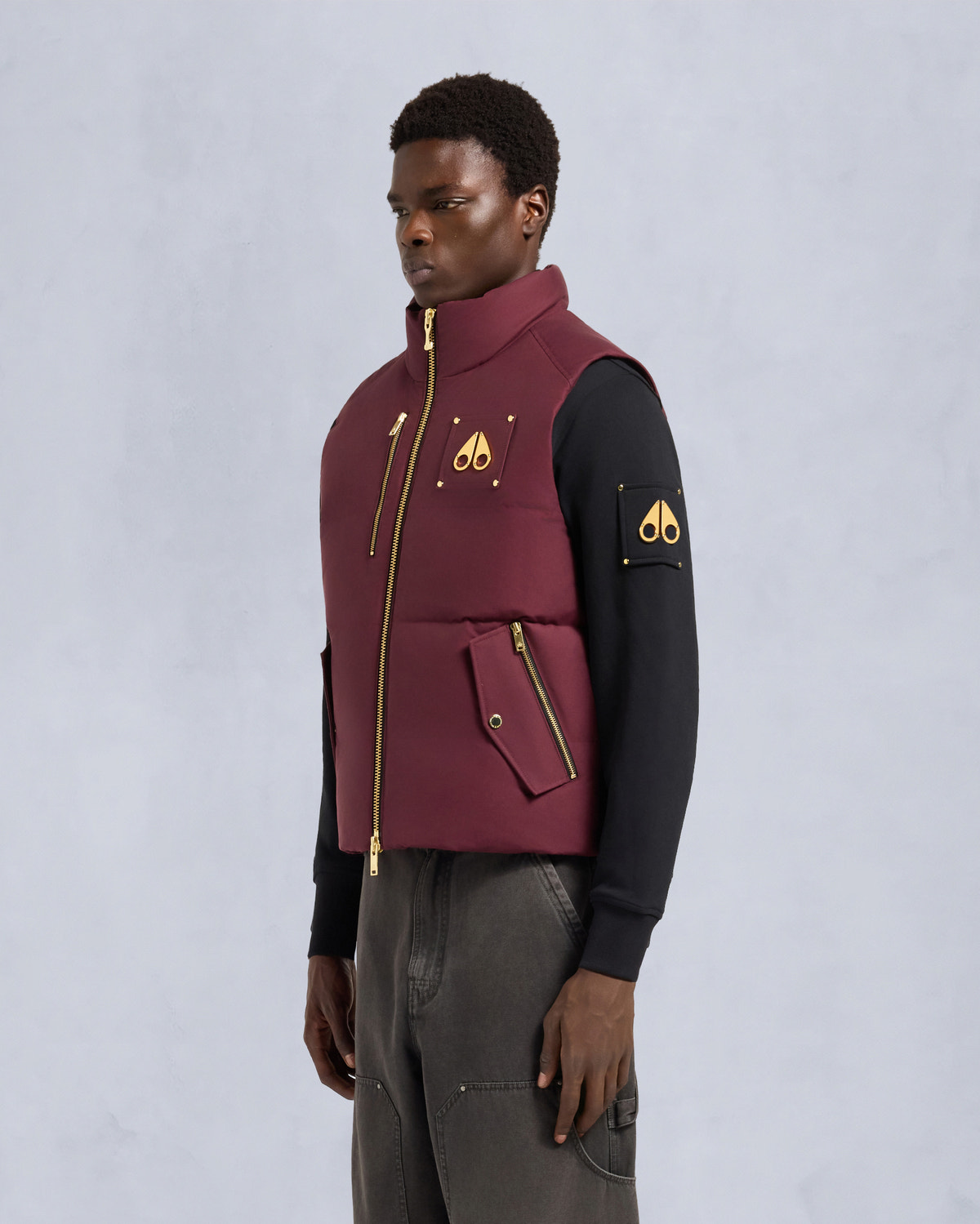 Moose Knuckles - M34MV474G - Gold Series Westmount Vest - MENS - - Front