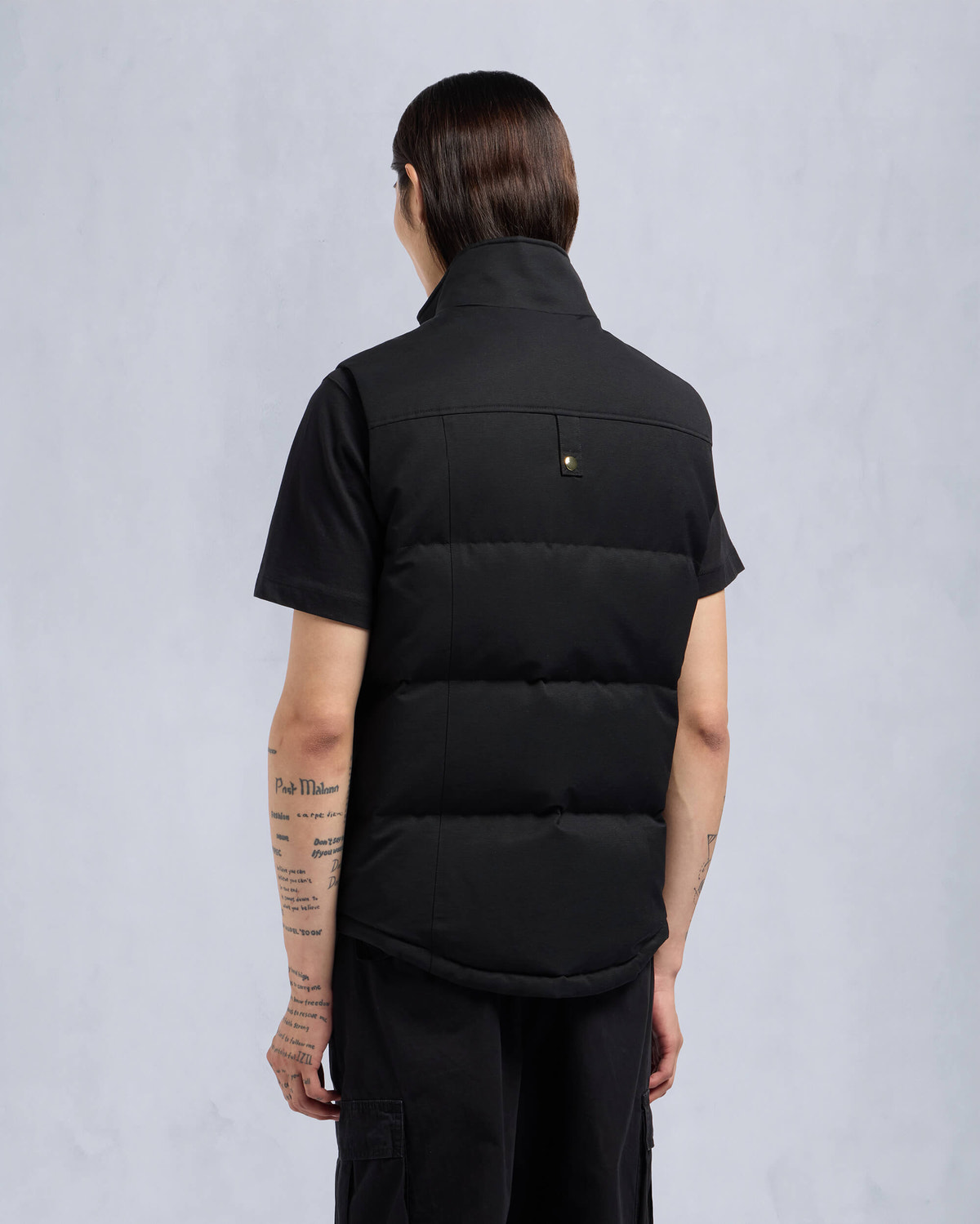 Moose Knuckles - M34MV474G - Gold Series Westmount Vest - MENS - Black - Back