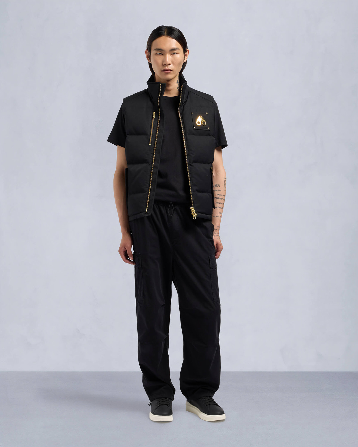 Moose Knuckles - M34MV474G - Gold Series Westmount Vest - MENS - Black - Front Category