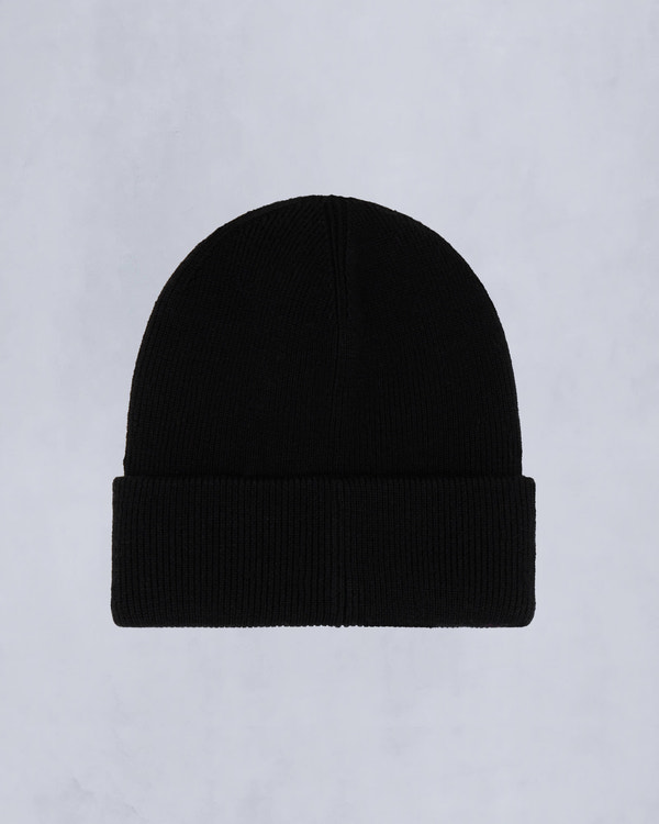 Moose Knuckles - M34UA516 - Parnis Kids Unisex Beanie - ACCESSORIES - Black - Back