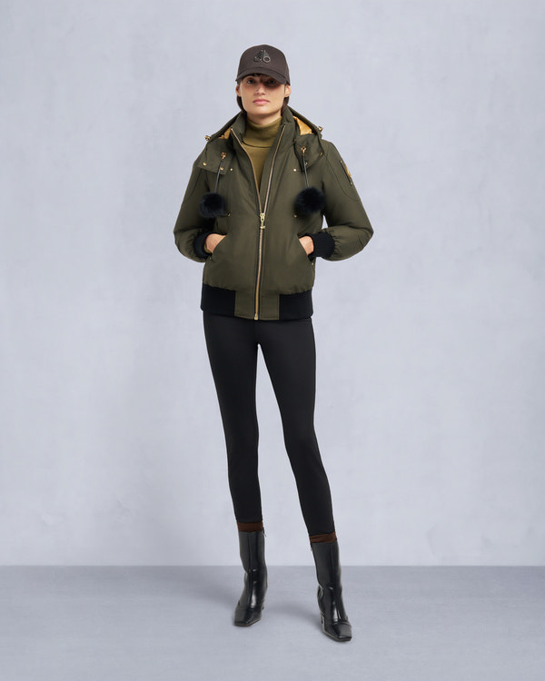 Moose Knuckles - M35LB002GS - Gold Series Original Sainte Flavie Bomber Jacket - WOMENS -  - Detail3