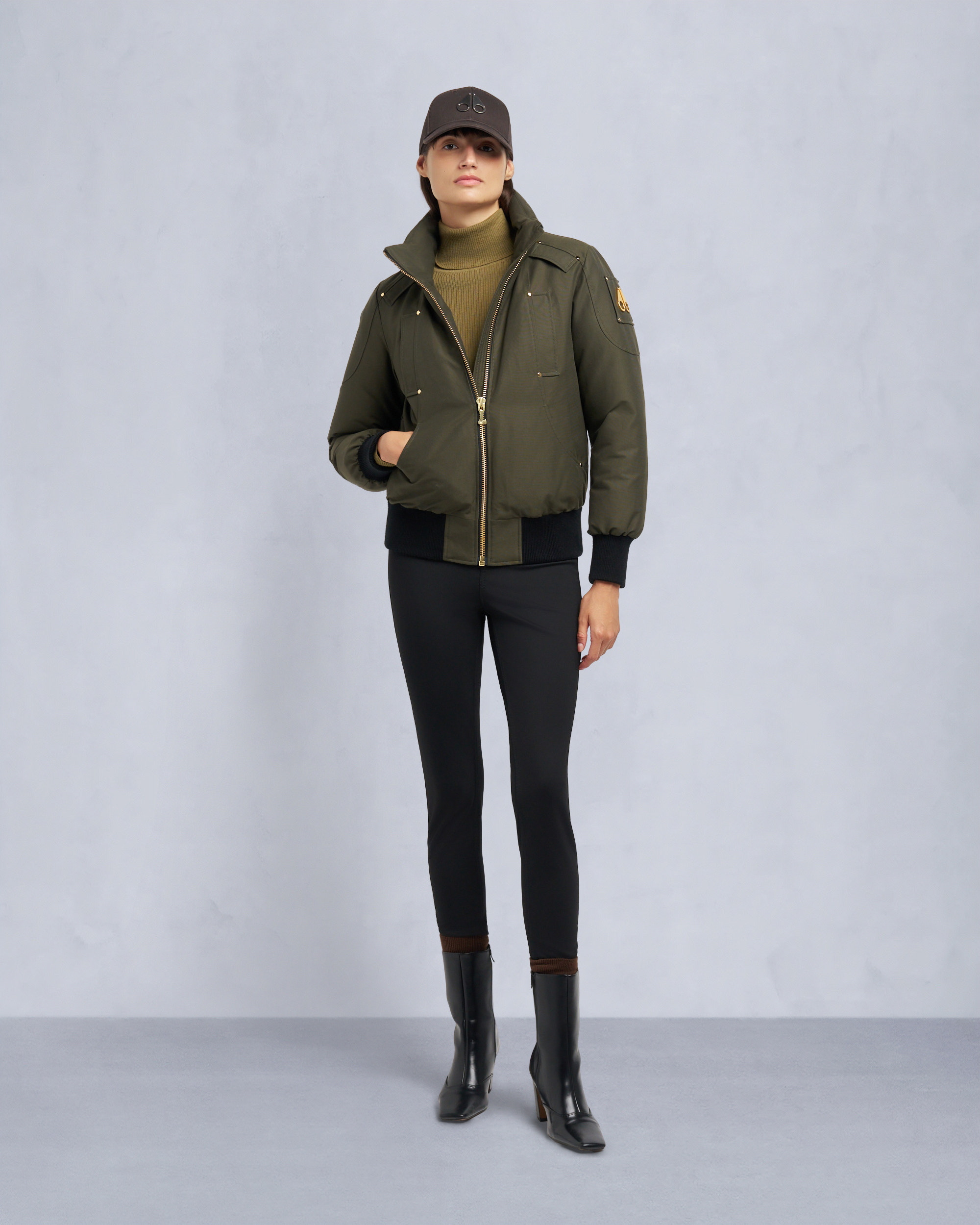 Moose Knuckles - M35LB002GS - Gold Series Original Sainte Flavie Bomber Jacket - WOMENS -  - Detail6