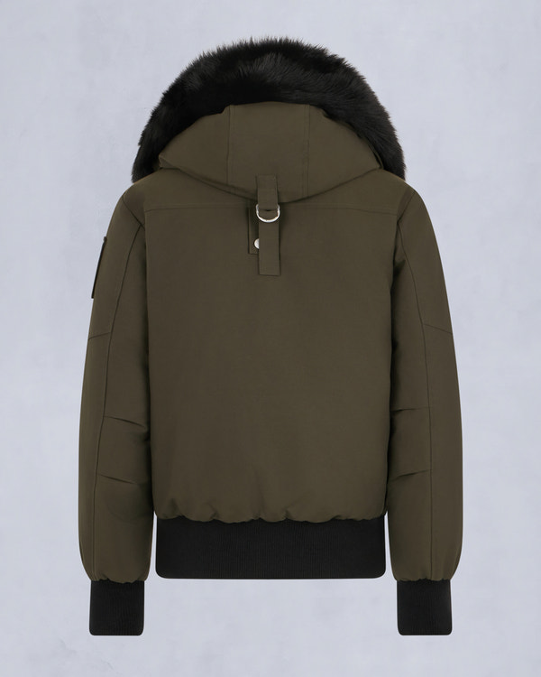 Moose Knuckles - M35LB002S - ORIGINAL DEBBIE SHEARLING TRIM BOMBER JACKET - WOMENS - - Detail2