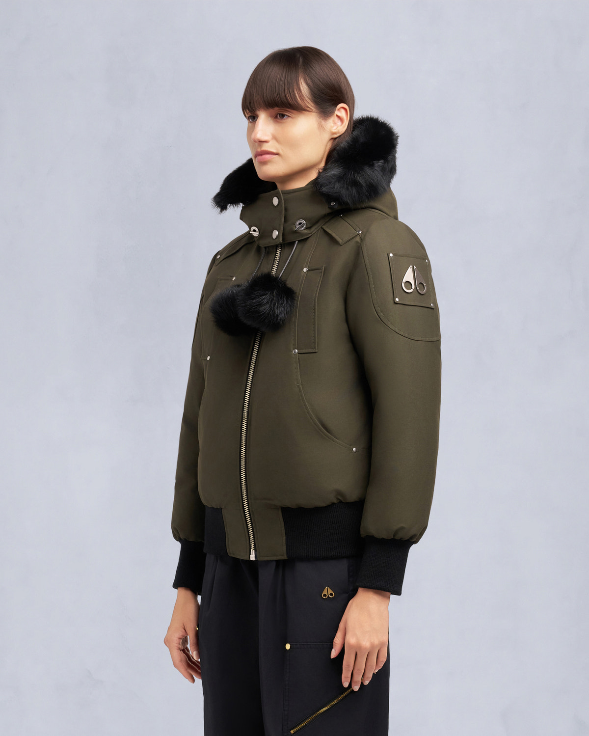 Moose Knuckles - M35LB002S - Debbie Bomber Jacket - WOMENS - - Front