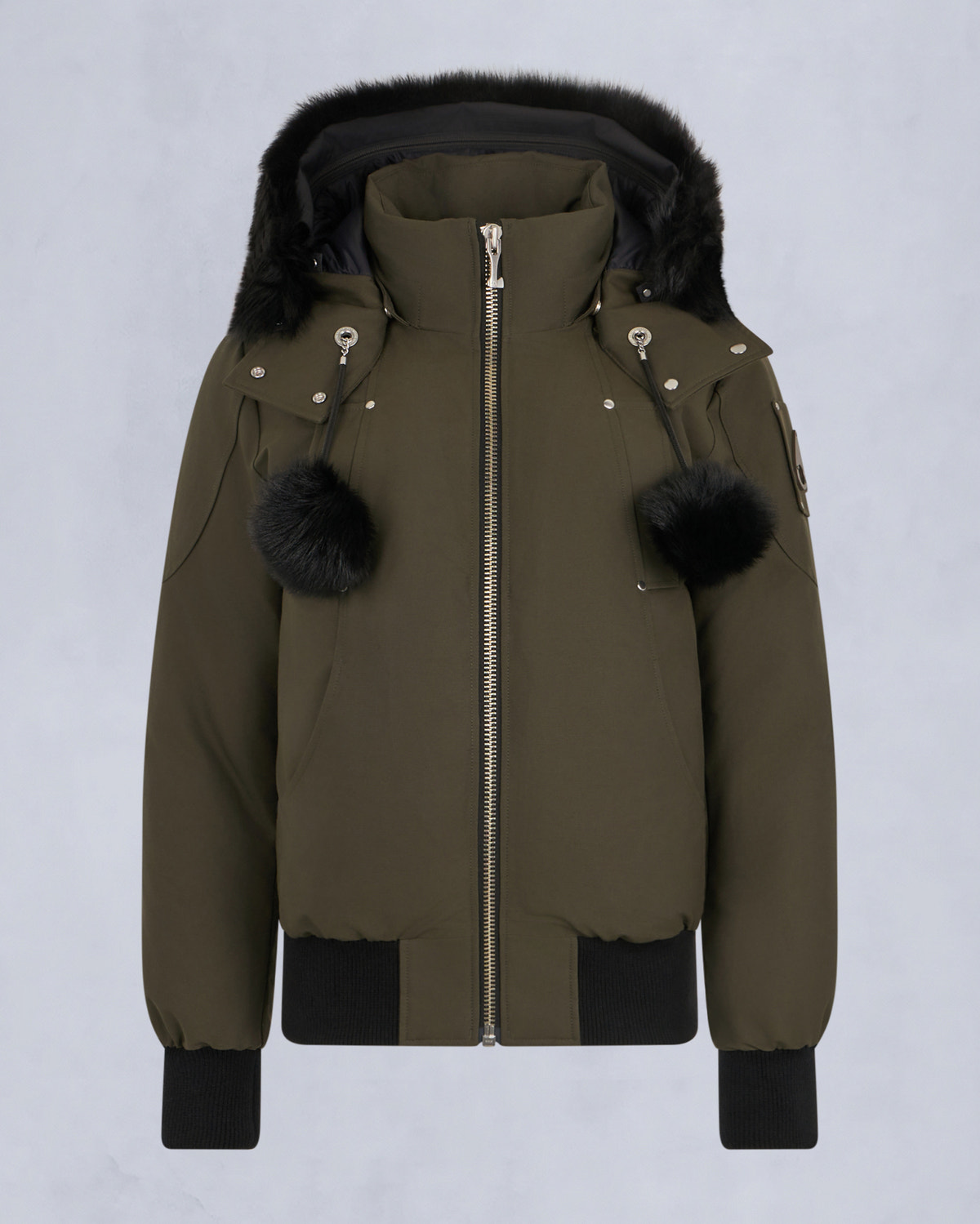 Moose Knuckles - M35LB002S - ORIGINAL DEBBIE SHEARLING TRIM BOMBER JACKET - WOMENS - - GM