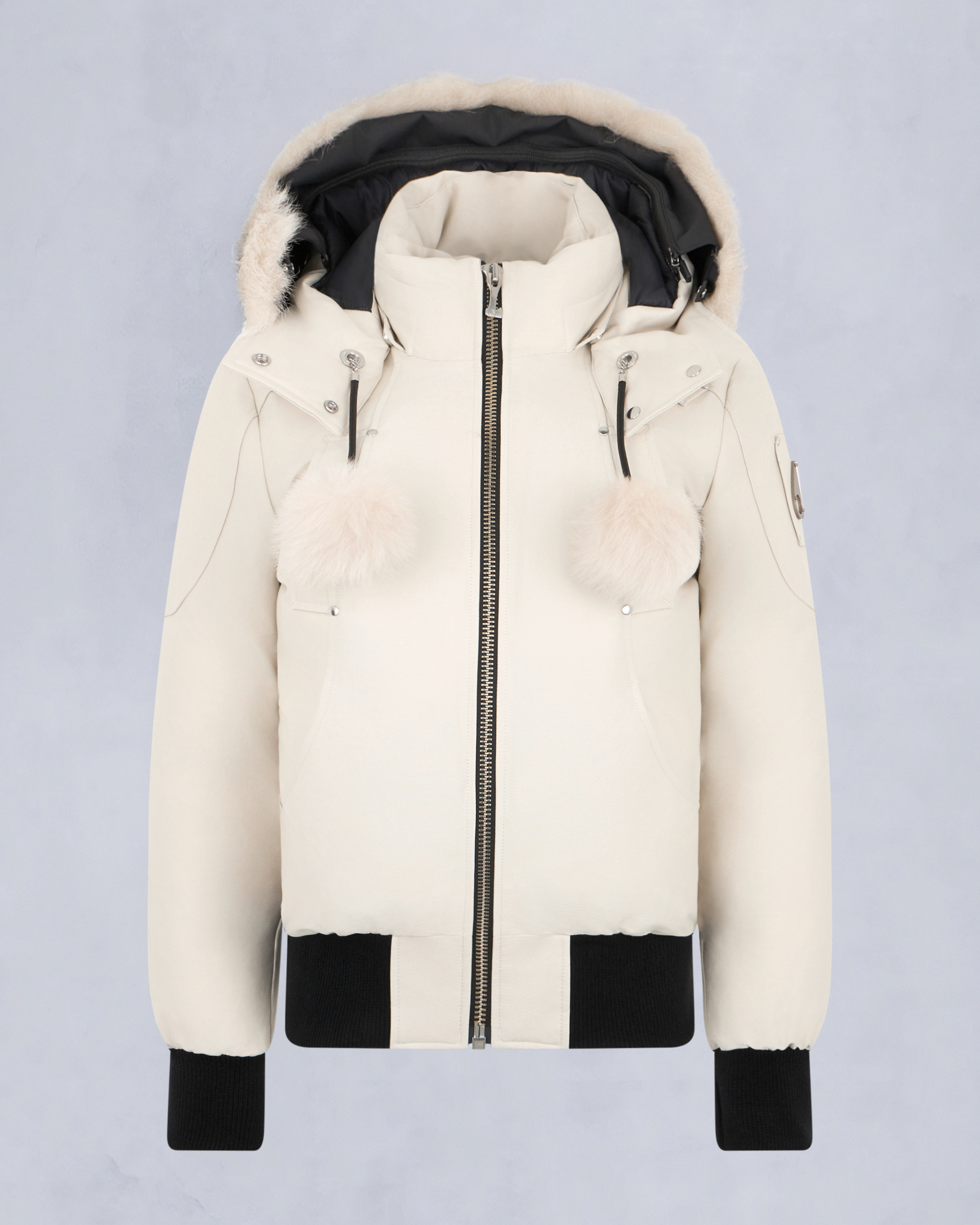 Moose Knuckles - M35LB002S - ORIGINAL DEBBIE SHEARLING TRIM BOMBER JACKET - WOMENS - - GM