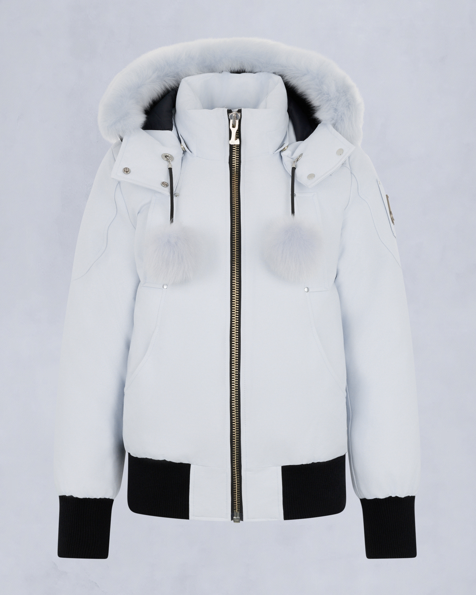 Moose Knuckles - M35LB002S - ORIGINAL DEBBIE SHEARLING TRIM BOMBER JACKET - WOMENS - - GM