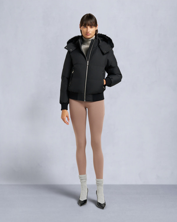 Moose Knuckles - M35LB017S - Cloud Shearling Bomber Jacket - WOMENS -  - Front Category