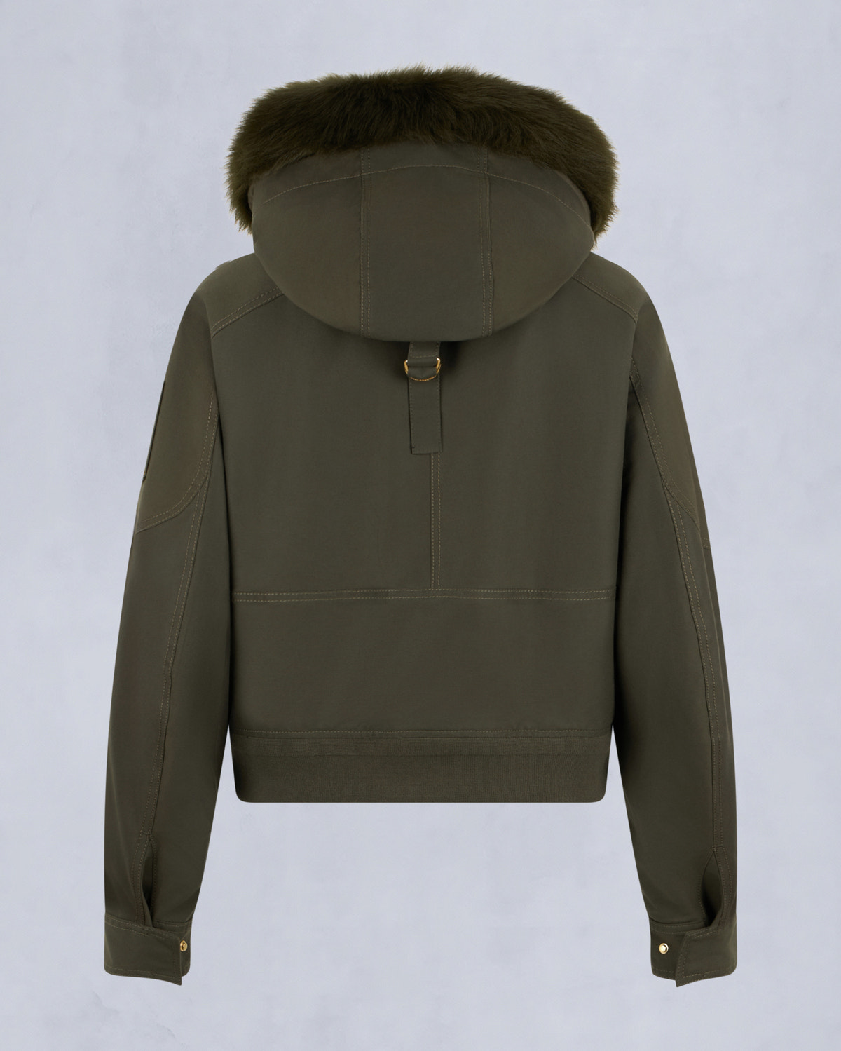 Moose Knuckles - M35LB022GS - Gold Series Logan Shearling Trim Bomber Jacket - WOMENS - - Detail2