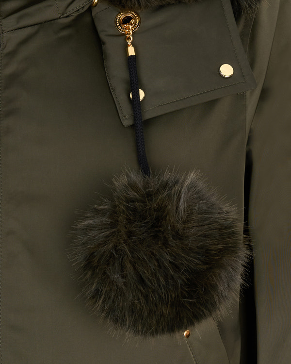 Moose Knuckles - M35LB025G - Gold Series Original Satin Debbie Bomber Jacket - WOMENS - - Detail1