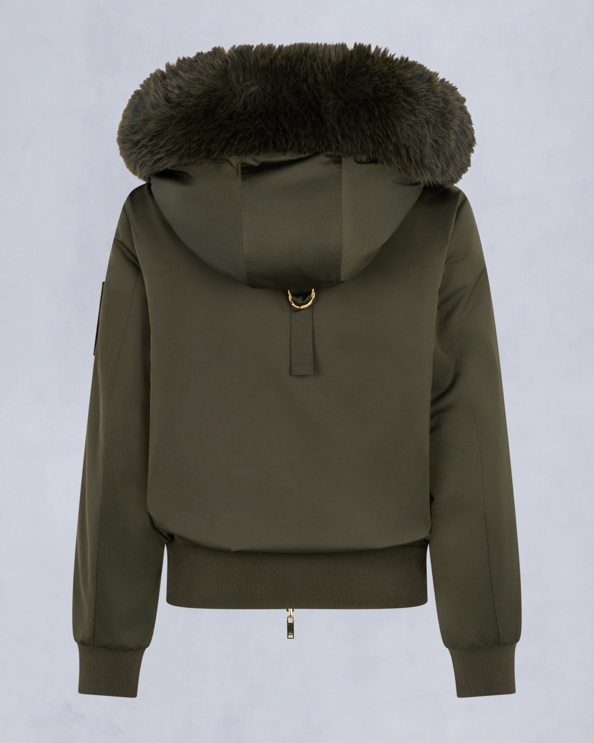 Moose Knuckles - M35LB025G - Gold Series Original Satin Debbie Bomber Jacket - WOMENS - - Detail2