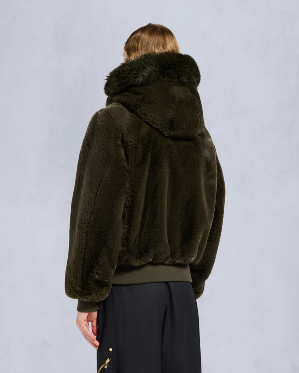 Moose Knuckles - M35LB025G - Gold Series Original Satin Debbie Bomber Jacket - WOMENS - - Detail5