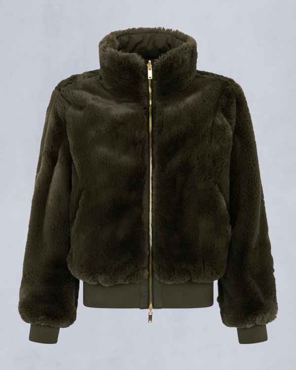 Moose Knuckles - M35LB025G - Gold Series Original Satin Debbie Bomber Jacket - WOMENS - - Detail7