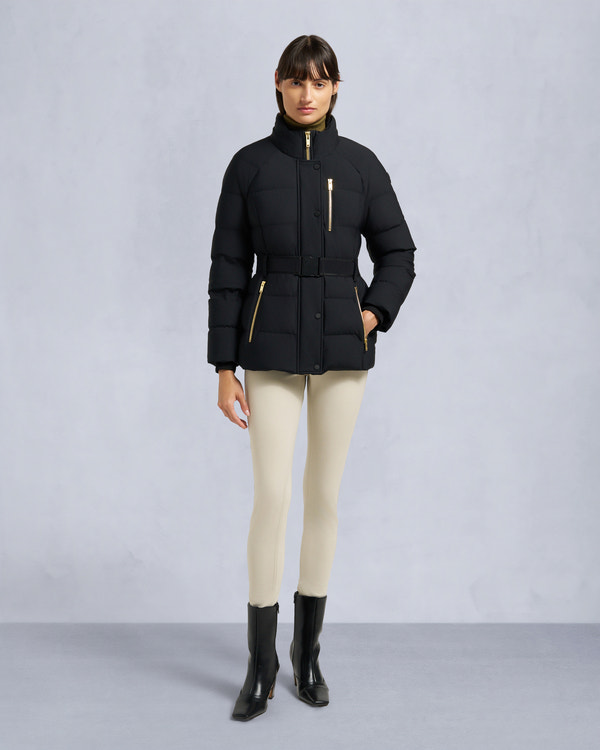 Moose Knuckles - M35LJ132GS - Gold Series Nyluxe Cambria Shearling Trim Jacket - WOMENS - - Detail3