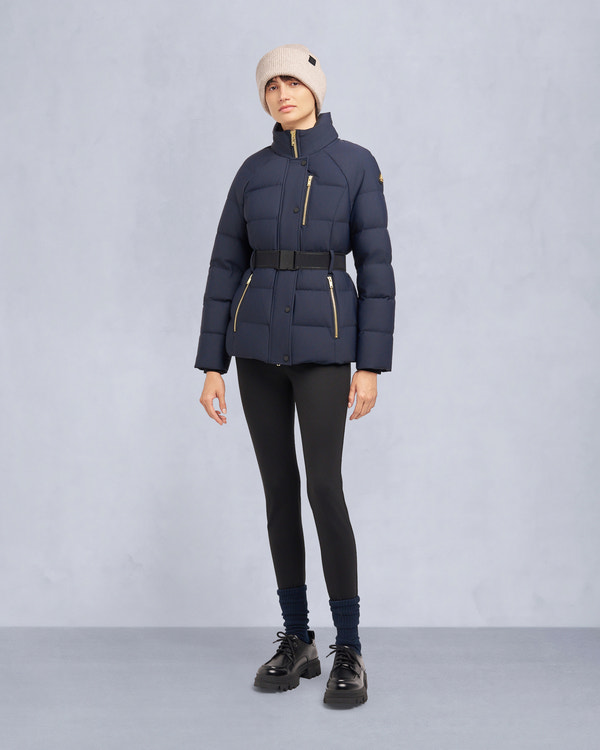 Moose Knuckles - M35LJ132GS - Gold Series Nyluxe Cambria Shearling Trim Jacket - WOMENS - - Detail6