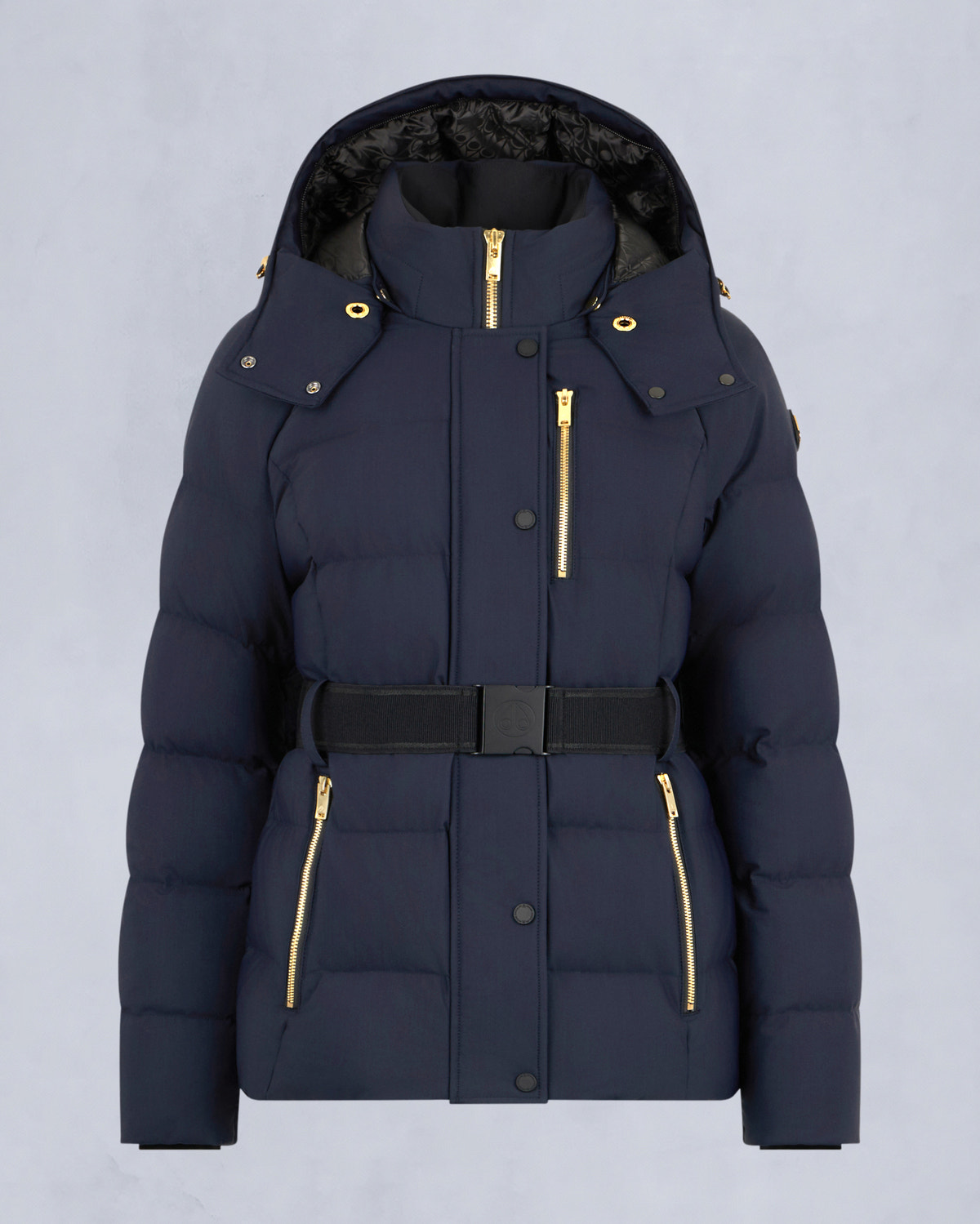Moose Knuckles - M35LJ132GS - Gold Series Nyluxe Cambria Shearling Jacket - WOMENS - - GM