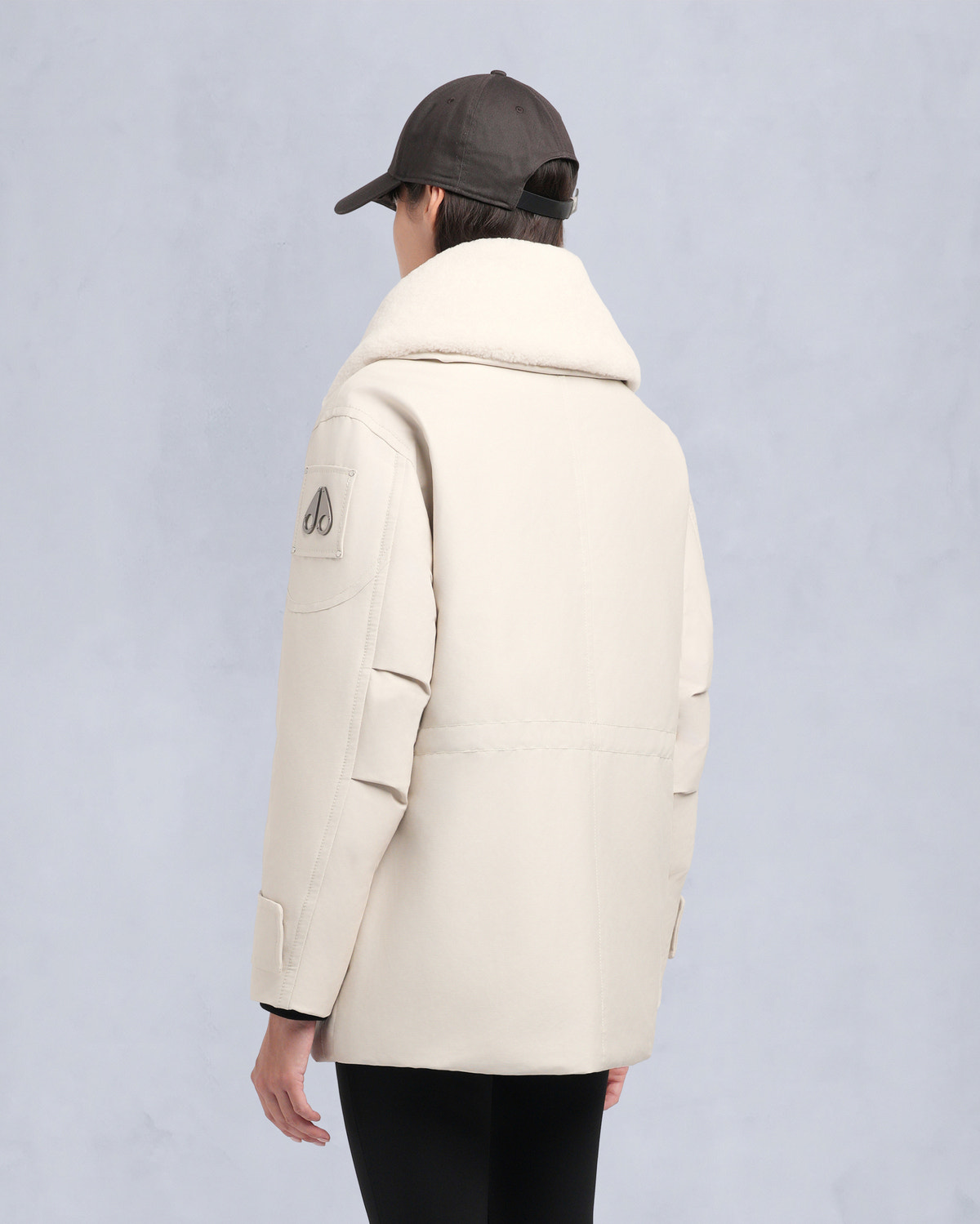 Moose Knuckles - M35LJ133S - Aurora Shearling Jacket - WOMENS - - Back