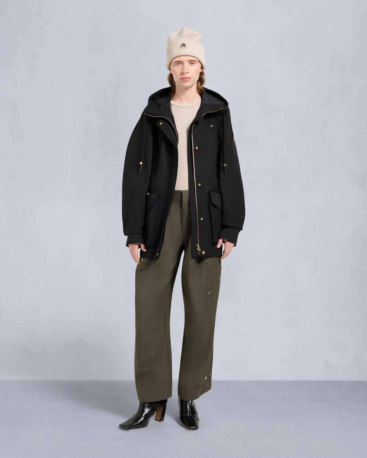 Moose Knuckles - M35LJ152GS - Gold Series Nova Shearling Trim 3Q Jacket - WOMENS - - Detail3