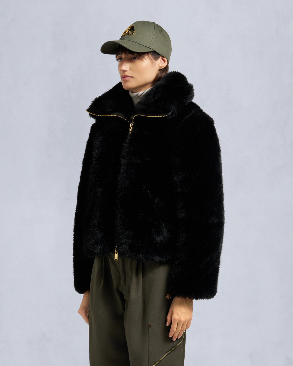 Moose Knuckles - M35LJ173G - Gold Series Sutton Bunny Jacket - WOMENS - - Front