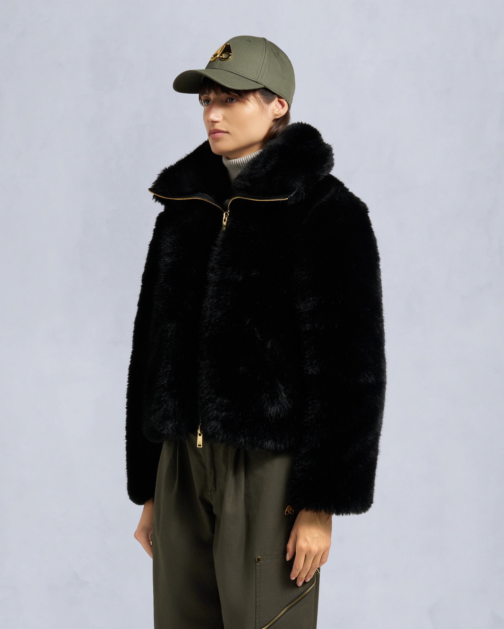 Moose Knuckles - M35LJ173G - Gold Series Sutton Bunny Jacket - WOMENS - - Front