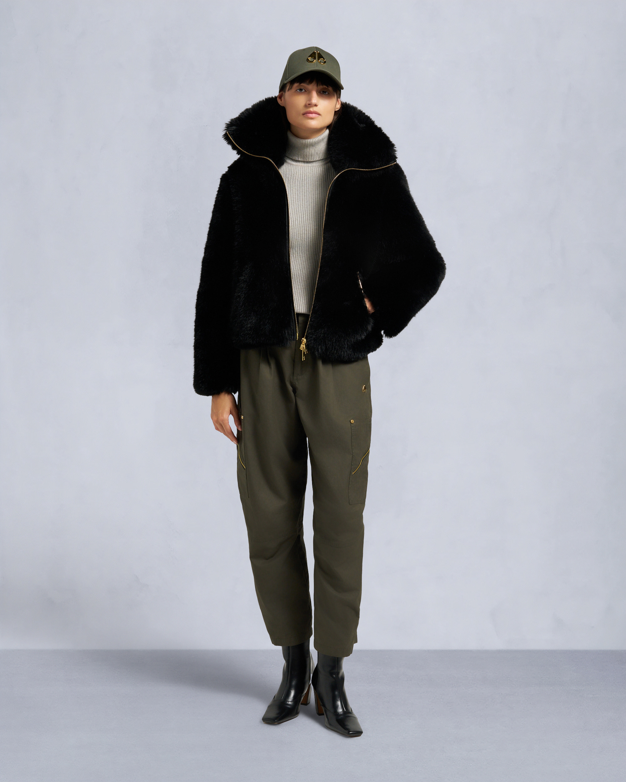 Moose Knuckles - M35LJ173G - Gold Series Sutton Bunny Jacket - WOMENS - - Front Category