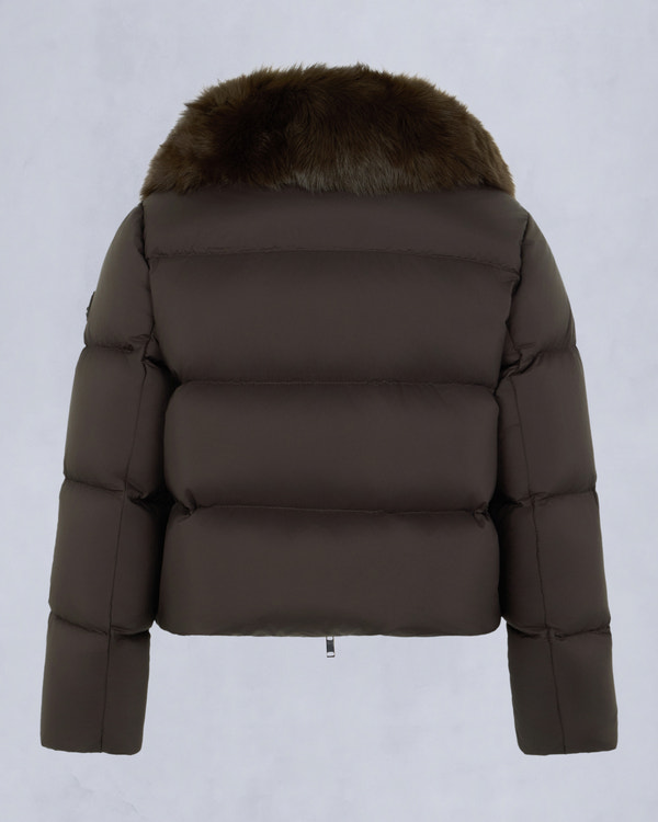 Moose Knuckles - M35LJ195S - Belle Dune Short Shearling Trim Puffer - WOMENS -  - Detail2