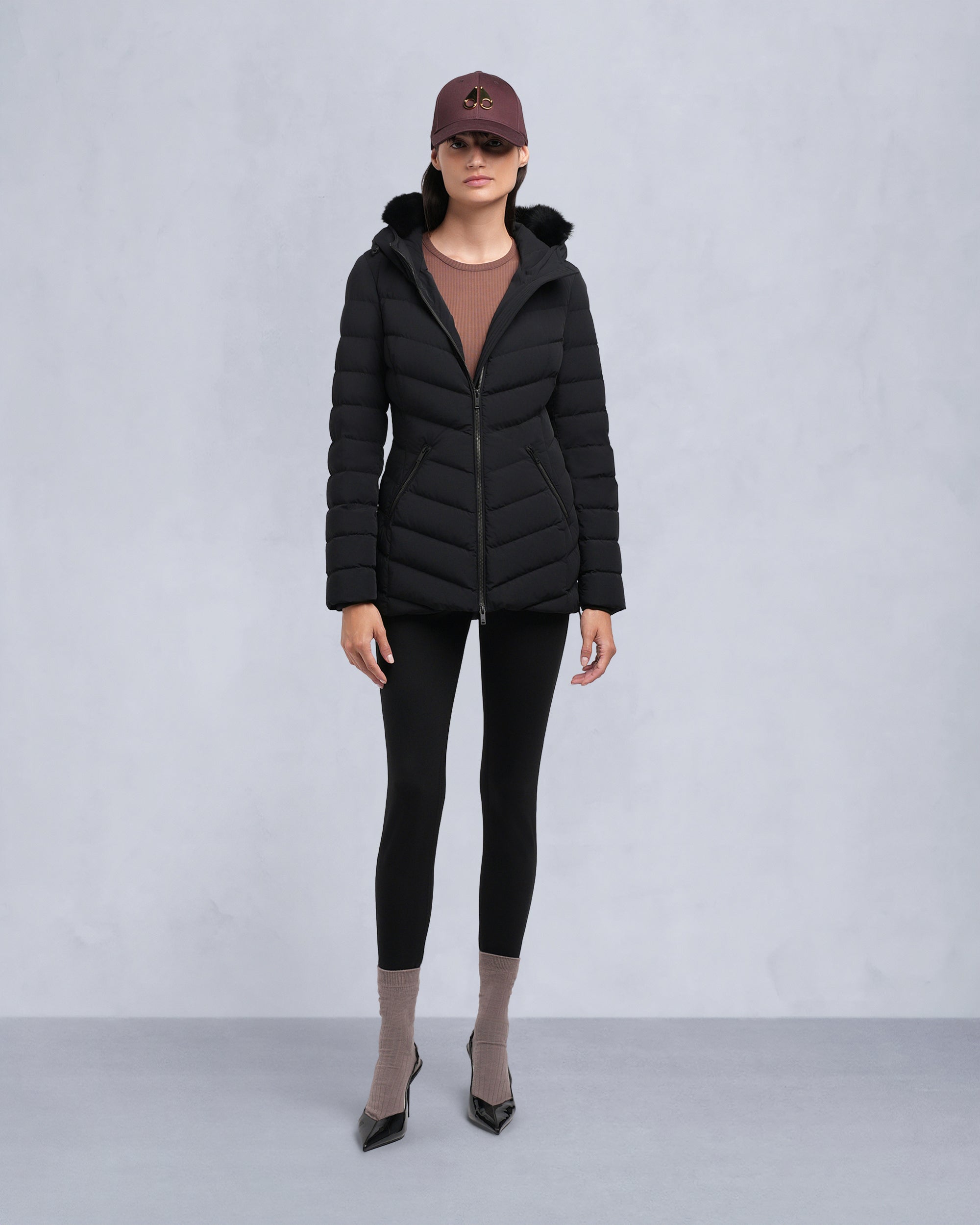 Roselawn Shearling Trim Jacket | Women | Moose Knuckles