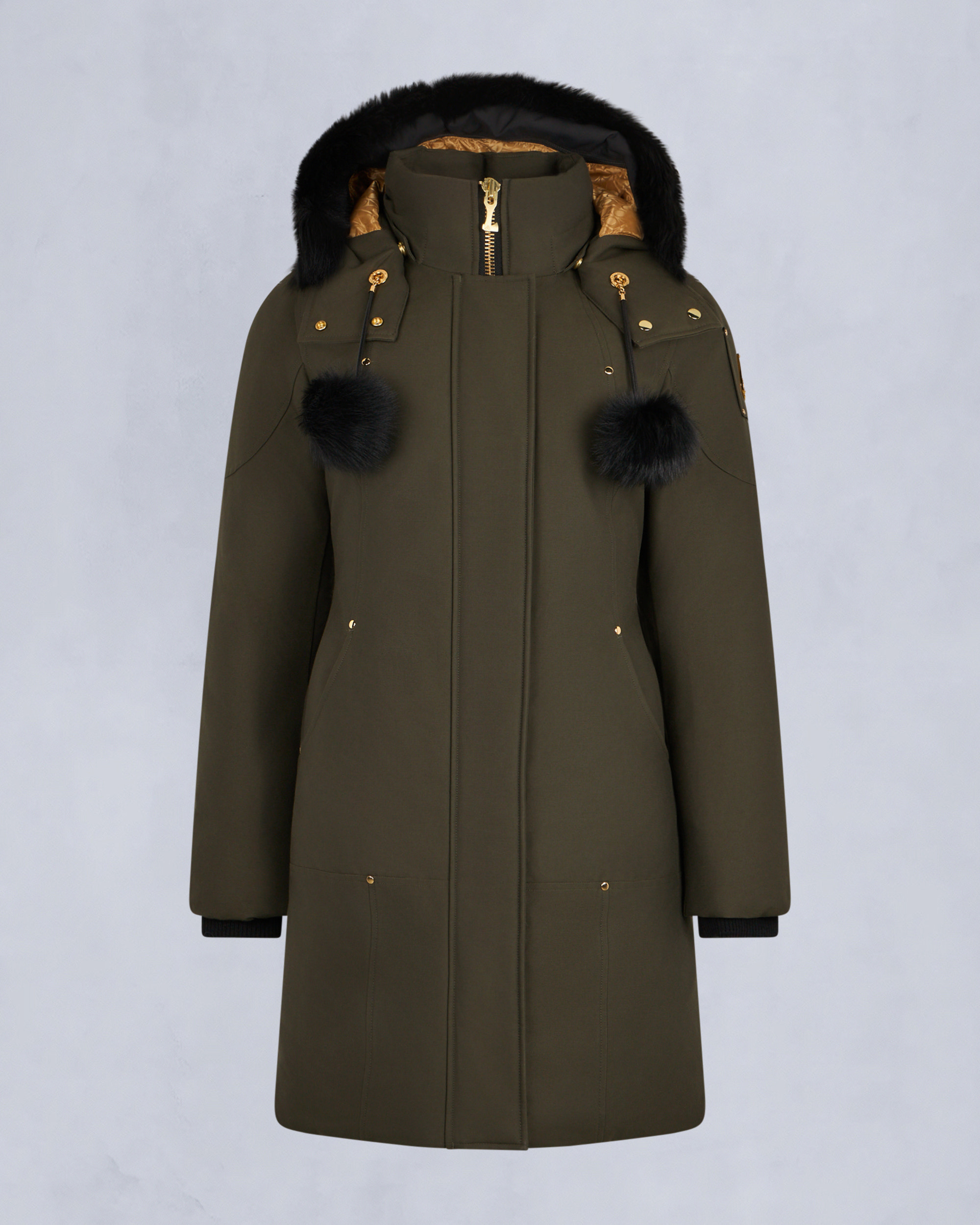 Moose Knuckles - M35LP203GS - GOLD SERIES STIRLING SHEARLING TRIM PARKA - WOMENS - - GM