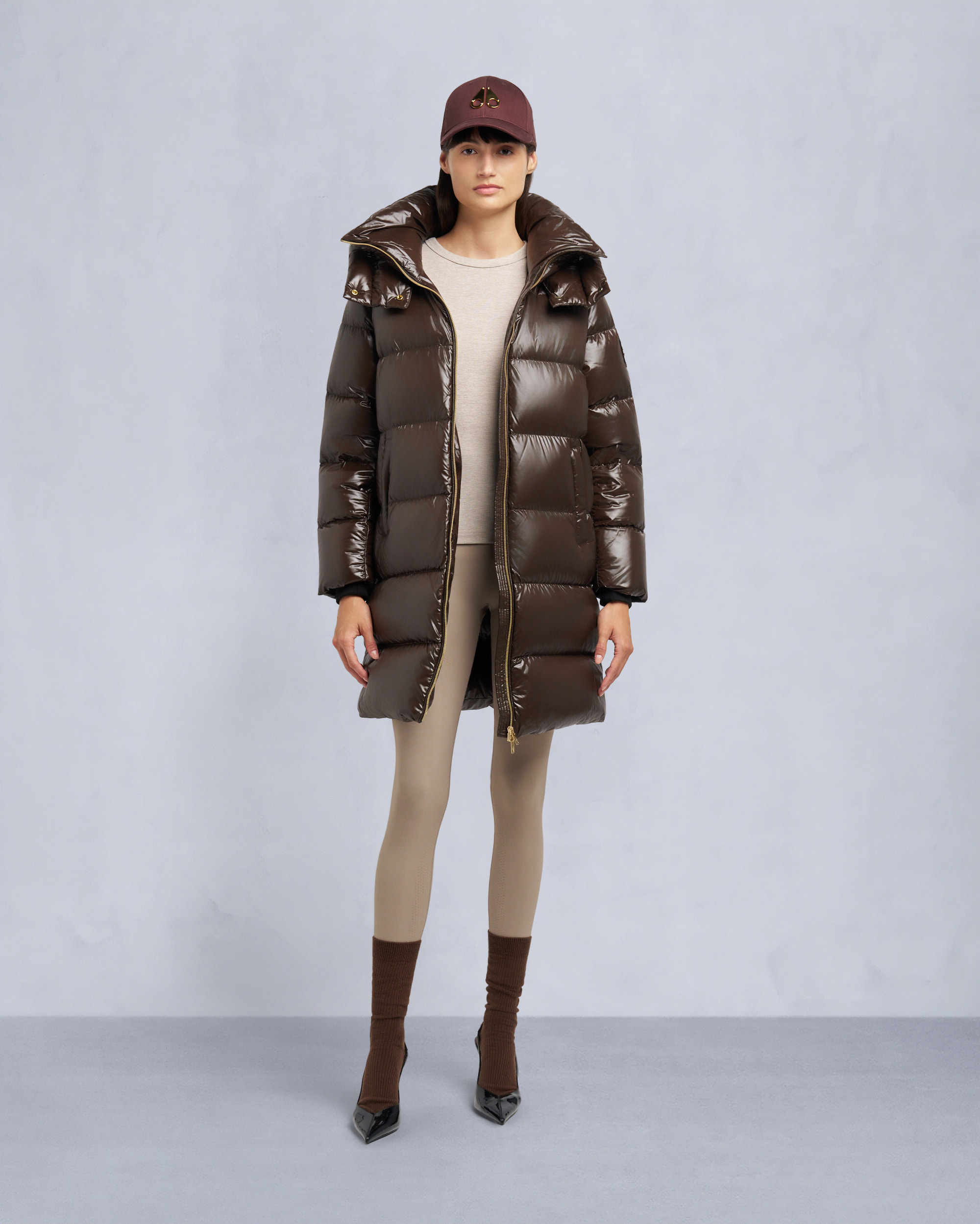 Moose Knuckles - M35LP217G - Gold Series Moonstone Parka Jacket - WOMENS - - Front Category