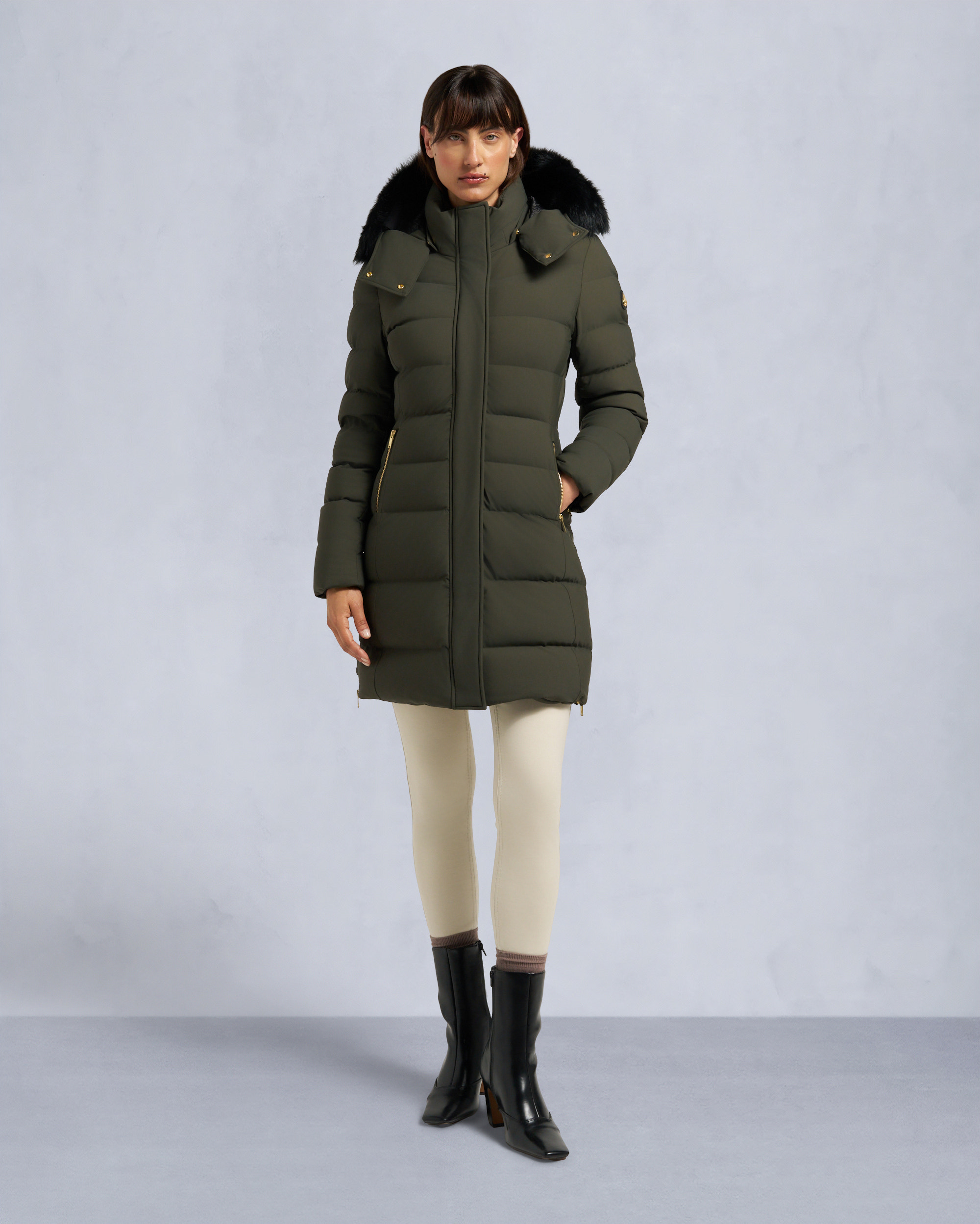 Moose Knuckles - M35LP228GS - Gold Series Nyluxe Watershed 3 Parka - WOMENS - - Front Category