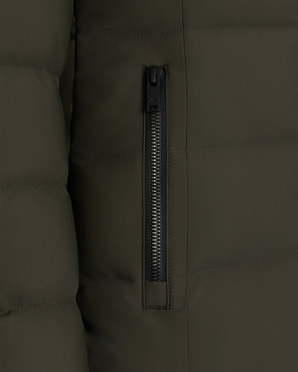 Moose Knuckles - M35LP228S - NYLUXE WATERSHED SHEARLING TRIM PARKA - WOMENS - - Detail1