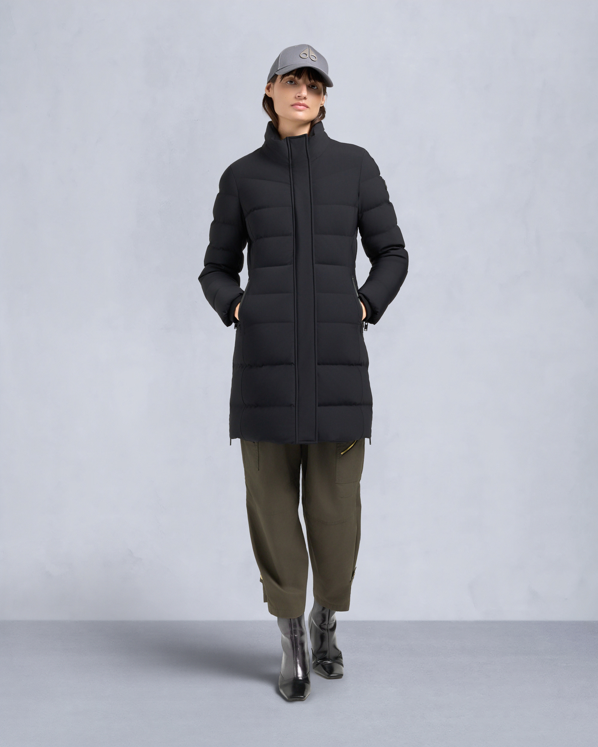 Moose Knuckles - M35LP228S - NYLUXE WATERSHED SHEARLING TRIM PARKA - WOMENS - - Detail3