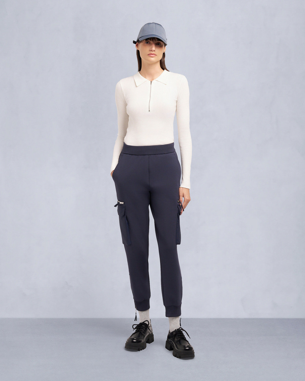 Moose Knuckles - M35LR800 - MixMedia Joggers - WOMENS - - Front Category